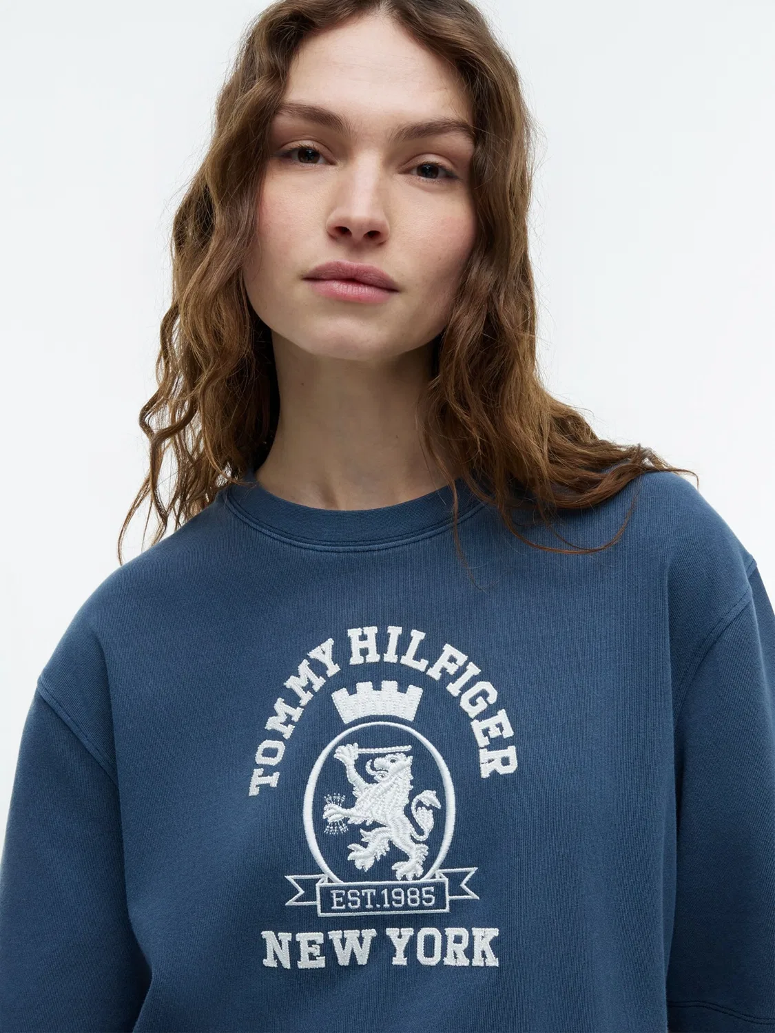 Рубашка Tommy Hilfiger темно-синего цвета — фото 2