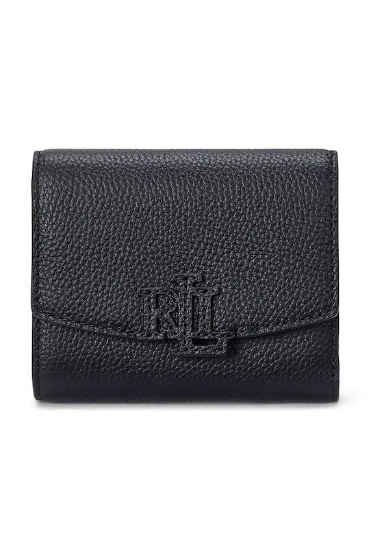 

Кожаный кошелек Lauren Ralph Lauren, черный