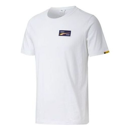 

Футболка x randomevent tee 'white black yellow' Puma, белый