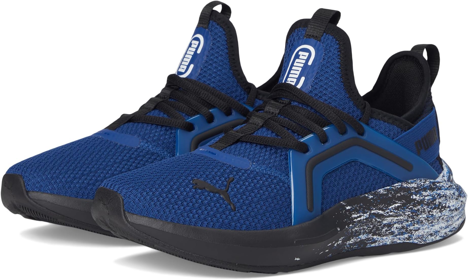 

Кроссовки PUMA Kids Softride Enzo Shoes, цвет Blazing Blue/Black