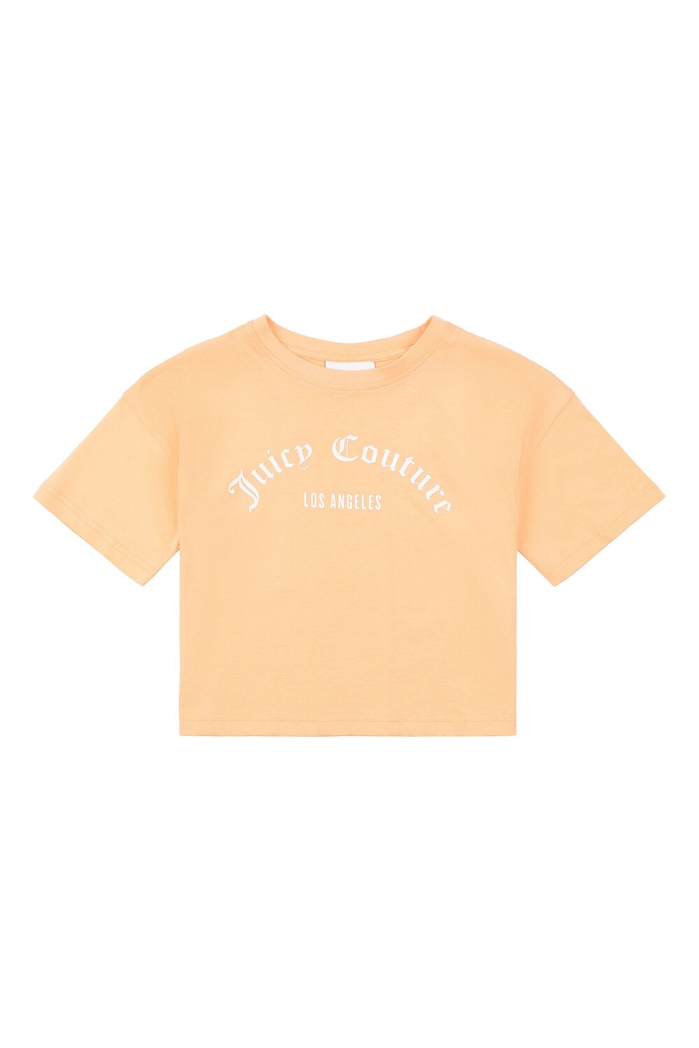 

Белая футболка для девочек свободного кроя Juicy Couture, оранжевый