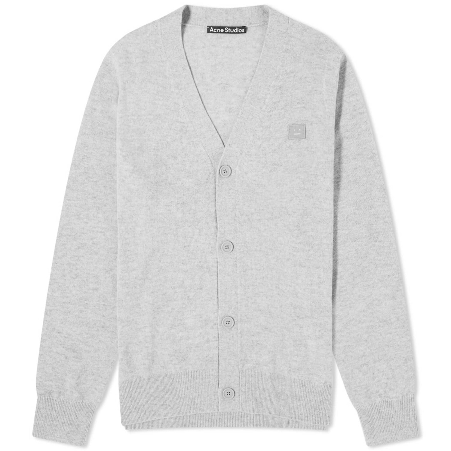 

Кардиган Acne Studios Keve New Face, цвет Light Grey Melange