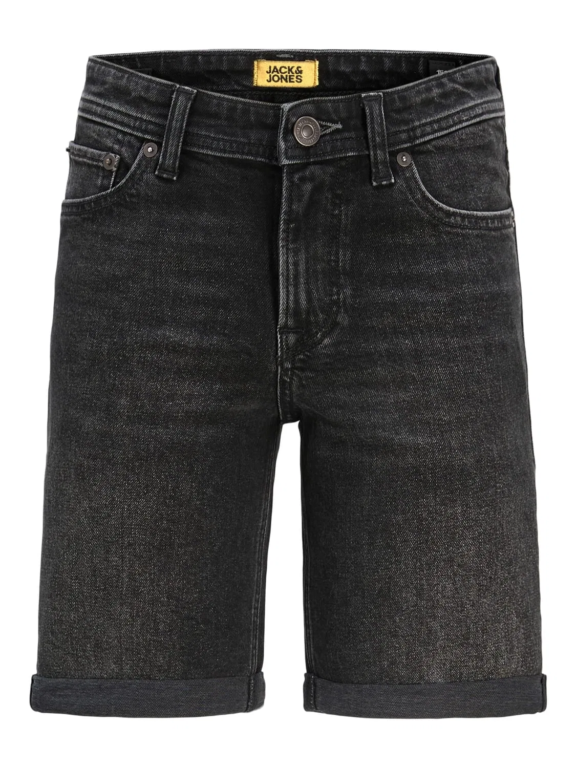Шорты джинсовые, Regular Fit, JACK & JONES Junior, black denim