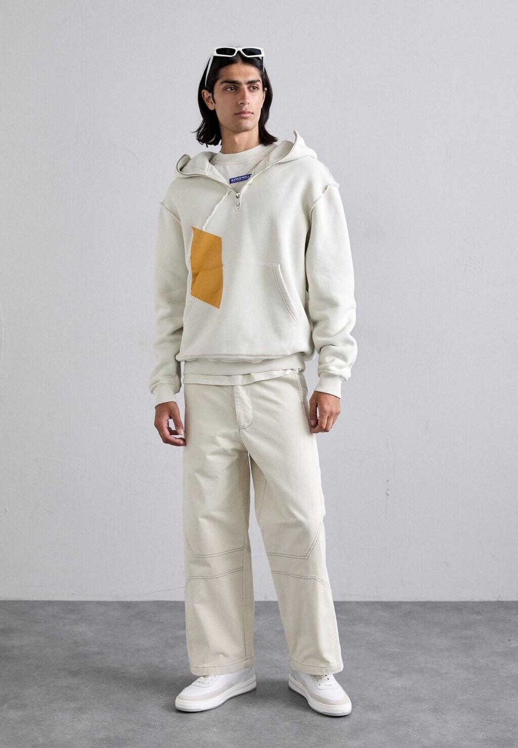 

Кроссовки на шнуровке MONDO SQUASH TAG Filling Pieces, серый