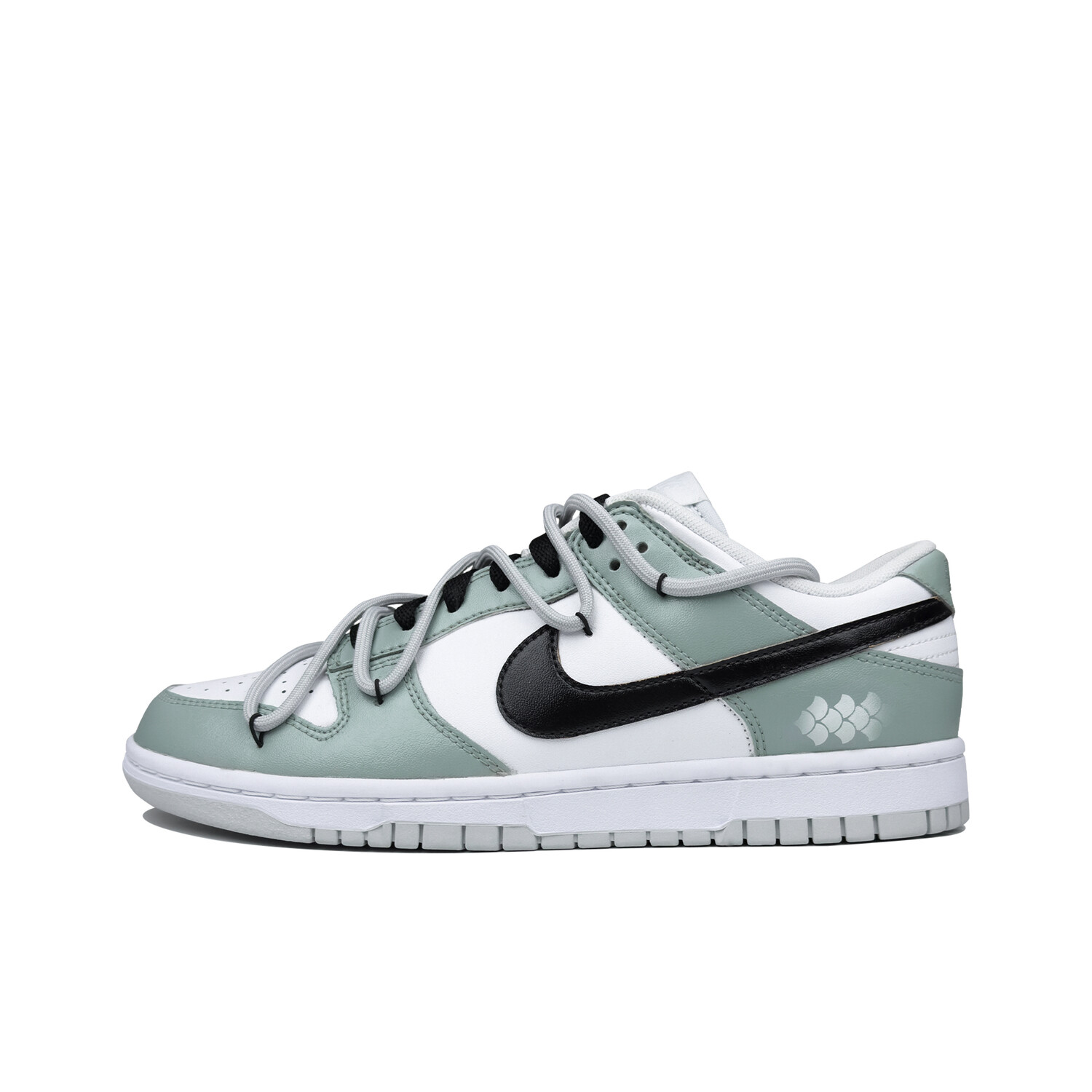 

Кроссовки Nike Dunk Skateboarding Shoes Men Low-top Green/white/black, зеленый