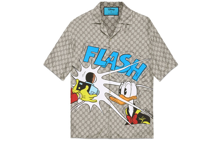 

Рубашка мужская Gucci x Disney Donald Duck, бежевый