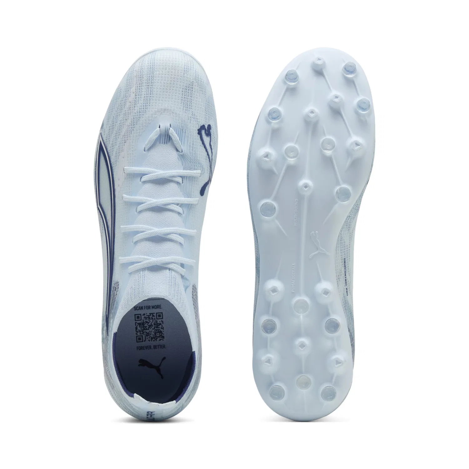 Футбольные бутсы 'Ultra 6 Pro' Puma, Light Blue/Dark Blue — фото 4
