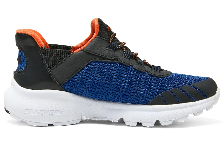 Skechers Детские беговые кроссовки для мальчиков, устойчивые к истиранию, дышащие, royal blue black — фото 3