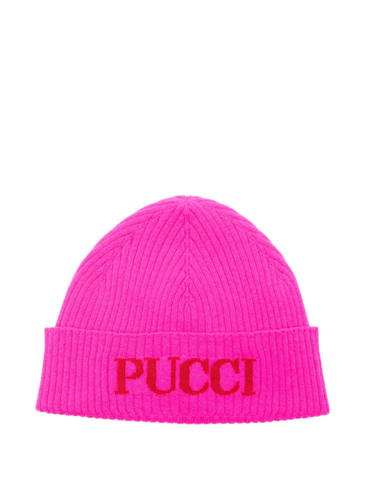 

Шапка-бини PUCCI Junior с логотипом и резинкой, розовый