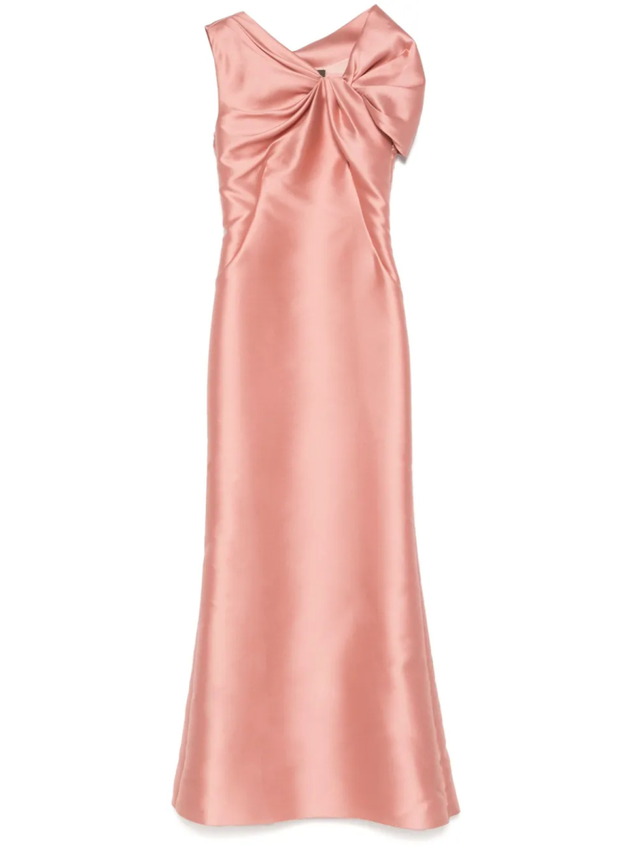 

Атласное платье Alberta Ferretti, розовый