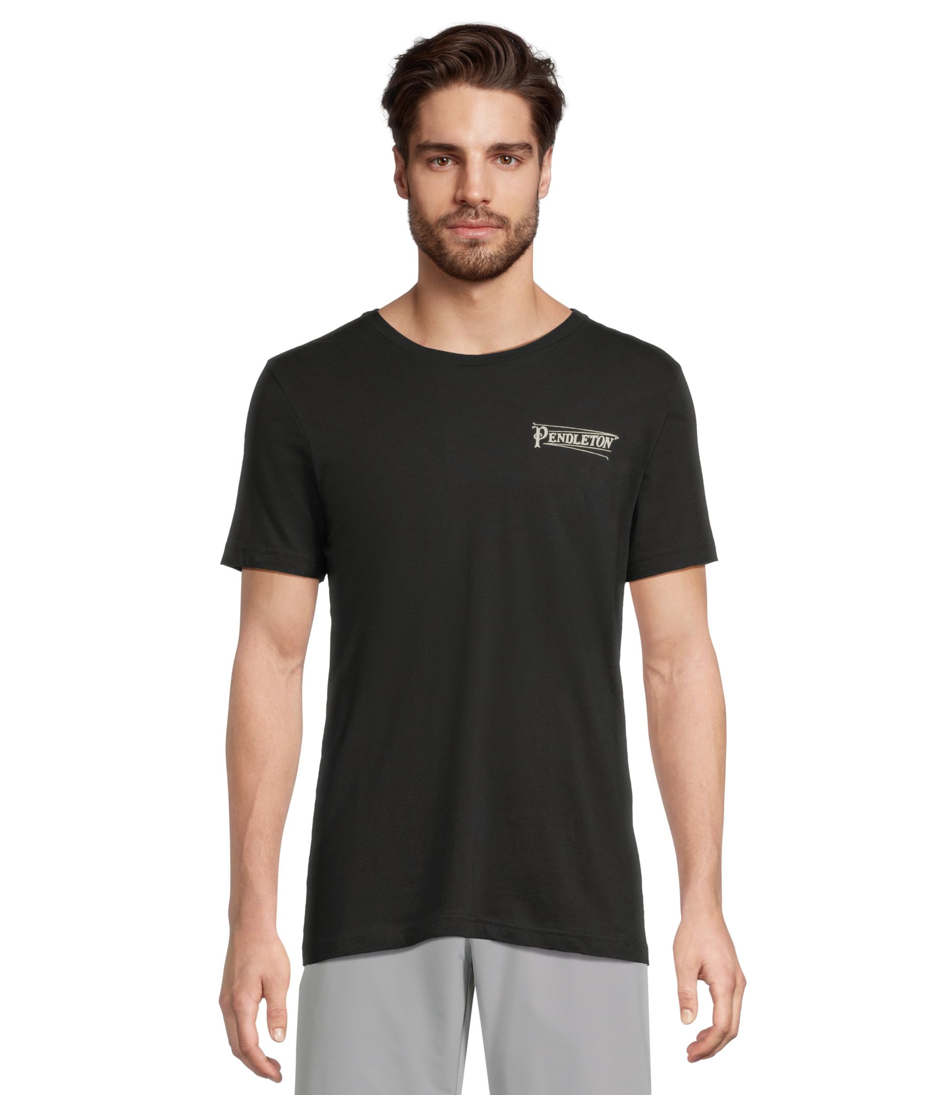 

Футболка Pendleton Campfire Logo Graphic Tee, цвет Black/Multi