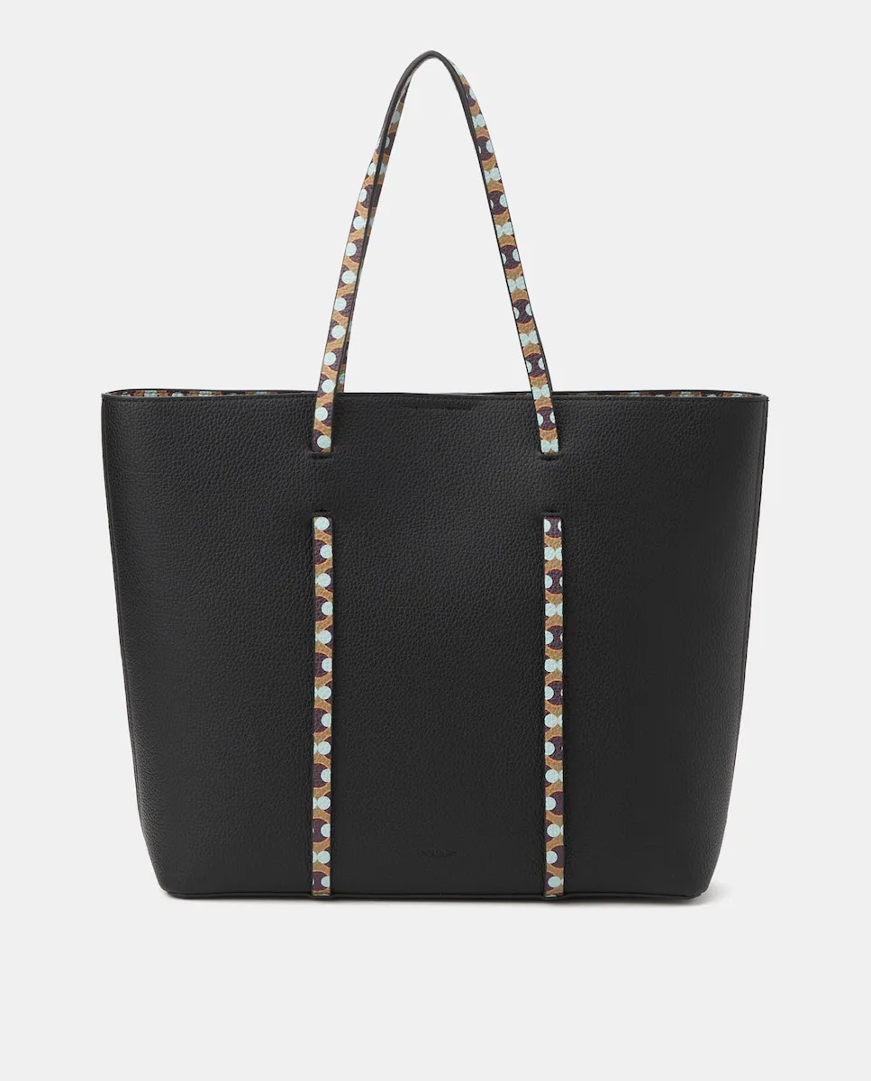 

Сумка-шоппер с принтом от Энди Вашингтон Jo & Mr. Joe, черный