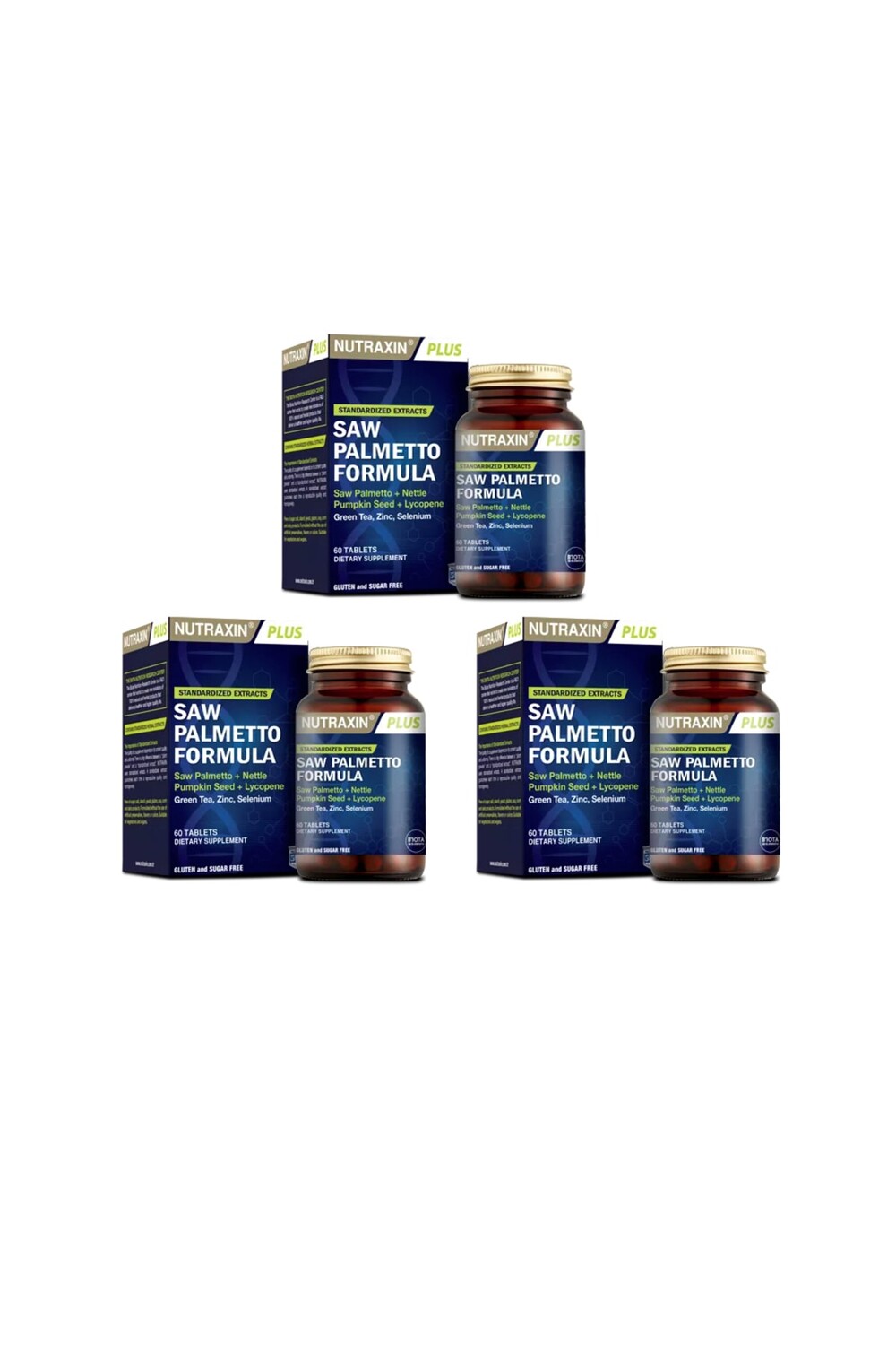 

Nutraxin Saw Palmetto Formula 60 Tablet X3 Pieces