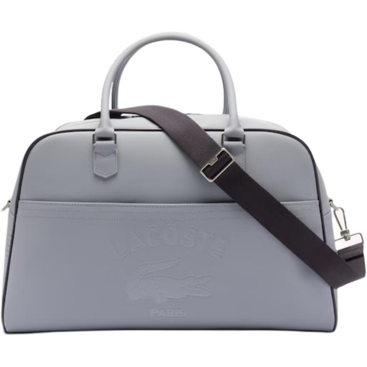 

LACOSTE Сумка для путешествий из ПВХ, унисекс, серо-голубая