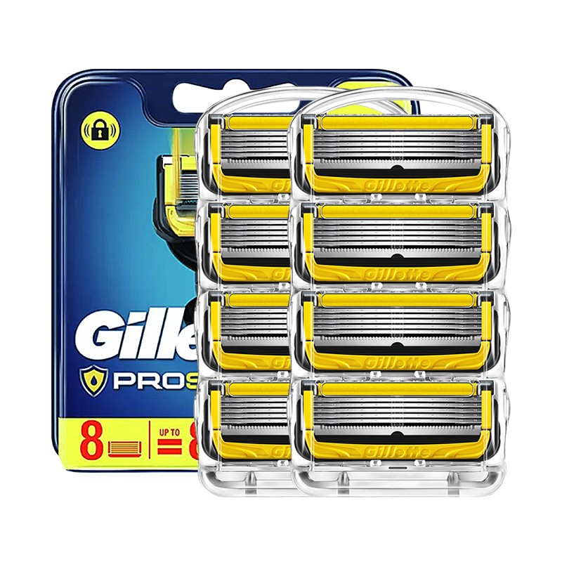 

Бритвенная головка Razor Blade с 5 уровнями остроты, ручная бритва, 8 сменных головок, ручное бритье, мужская бритва Gillette