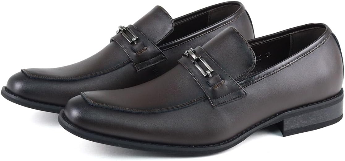 

Мужские японские деловые кожаные лоферы ZINC