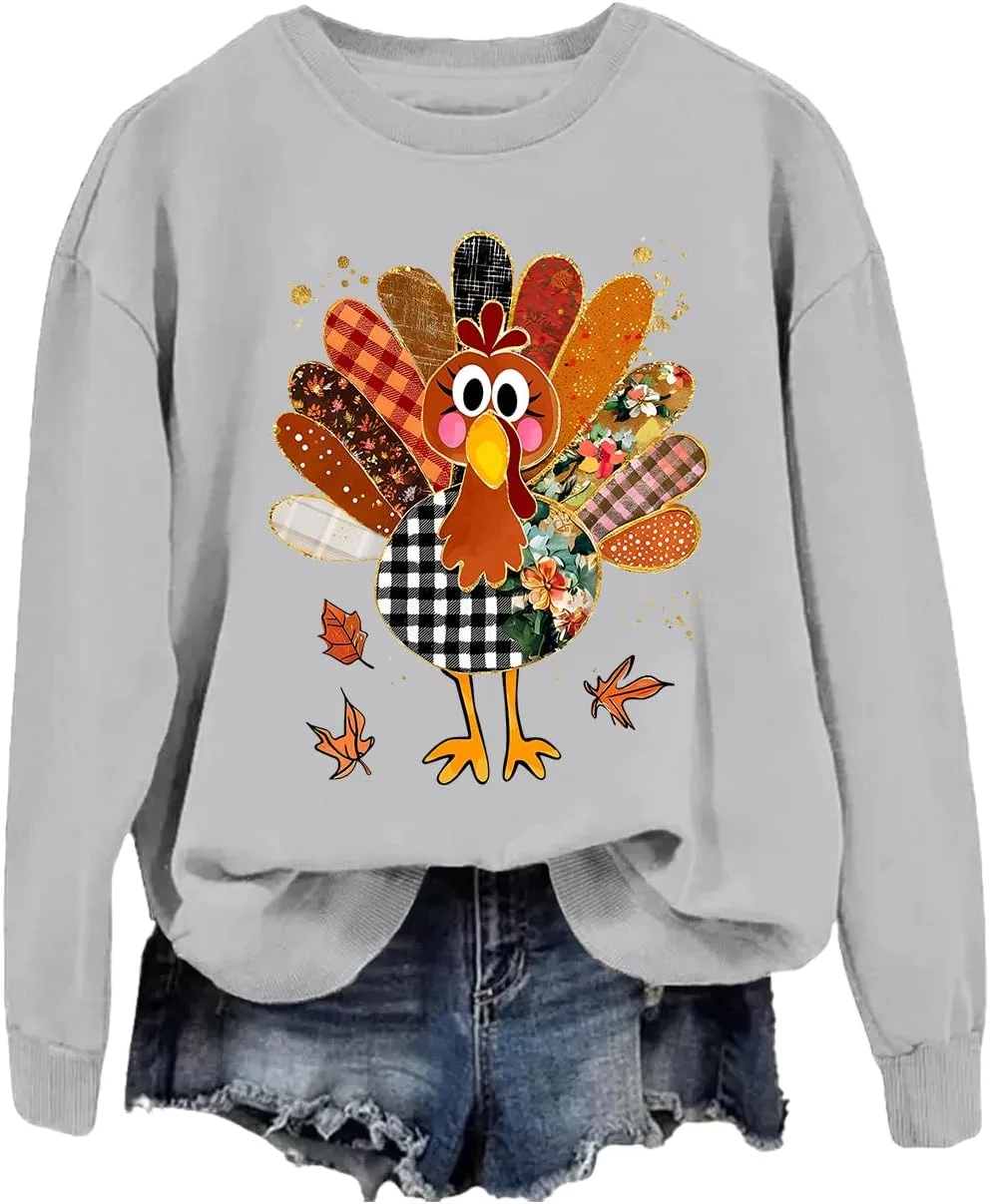 

Толстовка с принтом "Friendsgiving" и индейкой BTGRL