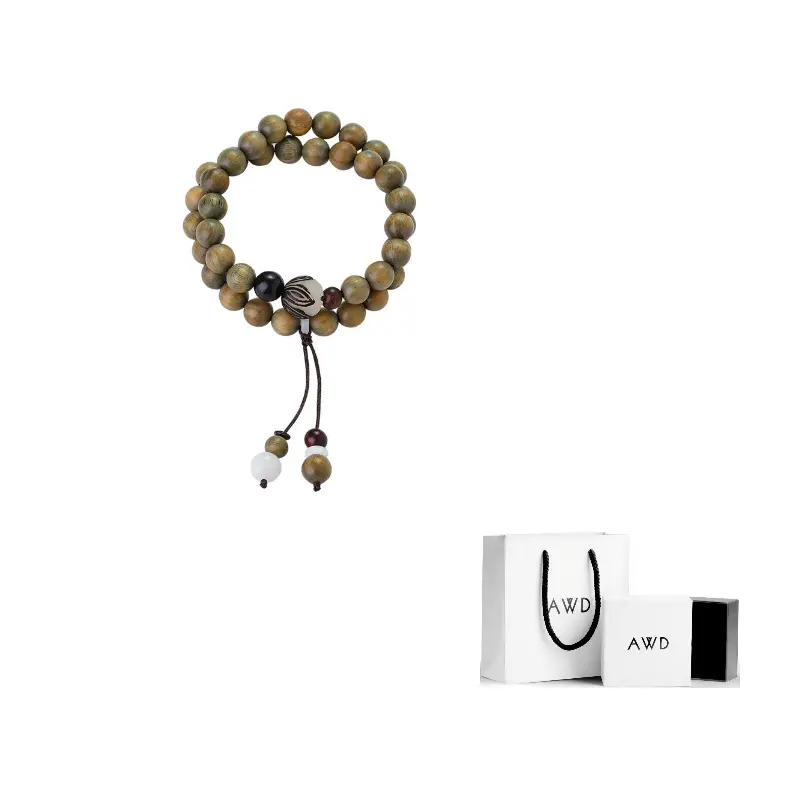 

AWD Зеленое сандаловое дерево унисекс браслет