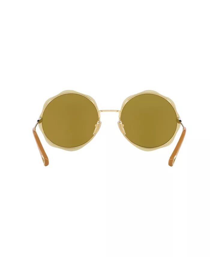 Женские солнцезащитные очки, CH0202S Chloe, золото — фото 2