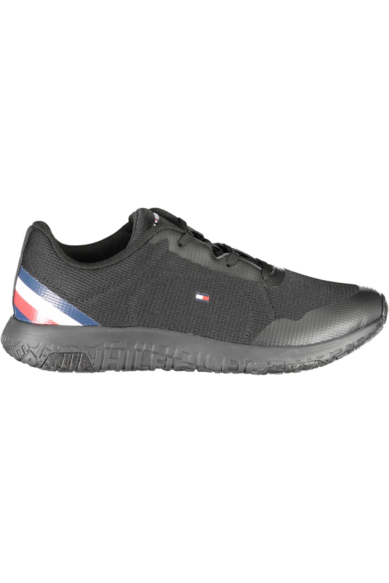 

Черные мужские кроссовки из полиэстера Tommy Hilfiger
