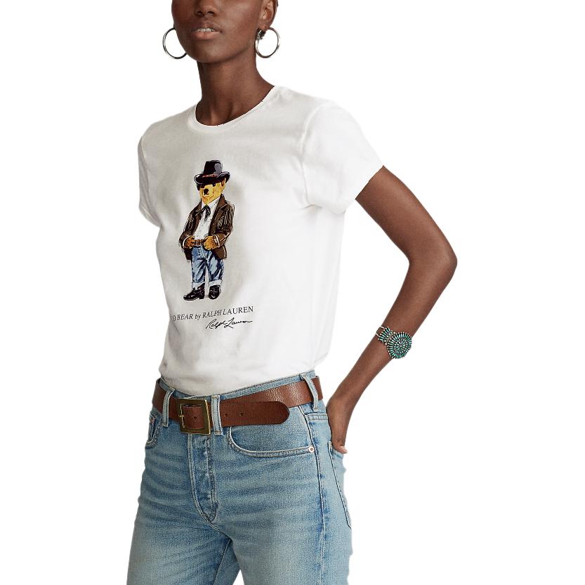 Футболка Polo Ralph Lauren Polo Bear Crewneck, белый — фото 2