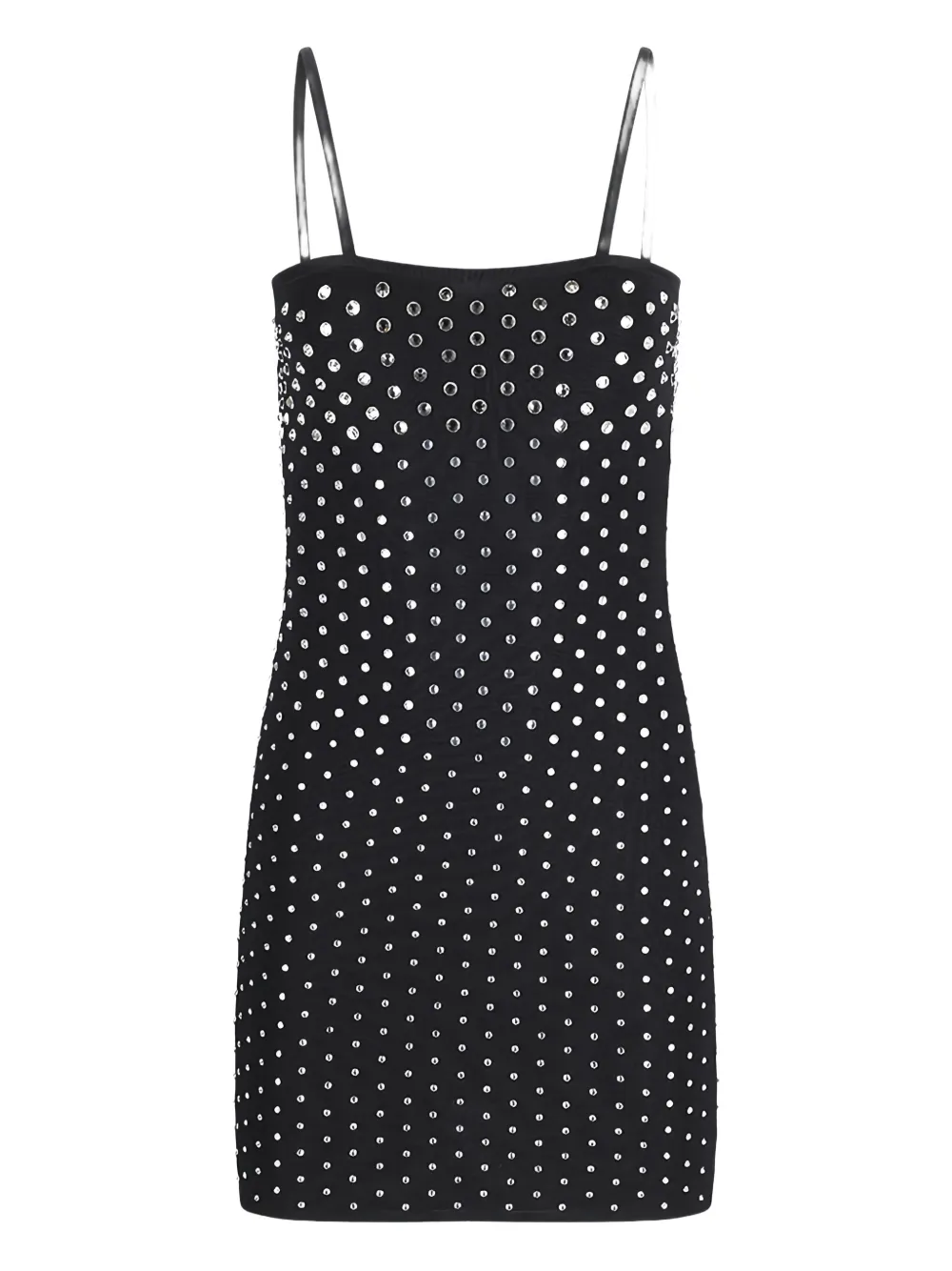 

Платье мини с кристаллами BLUMARINE, черный