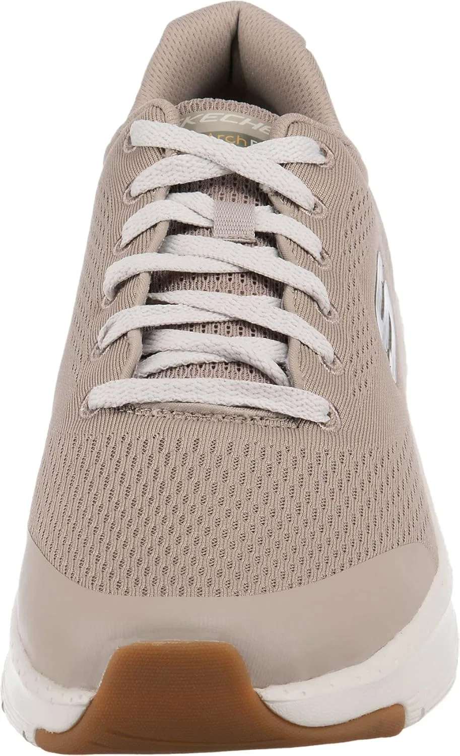 Кроссовки Skechers, Taupe Textile Synthetic Trim — фото 3