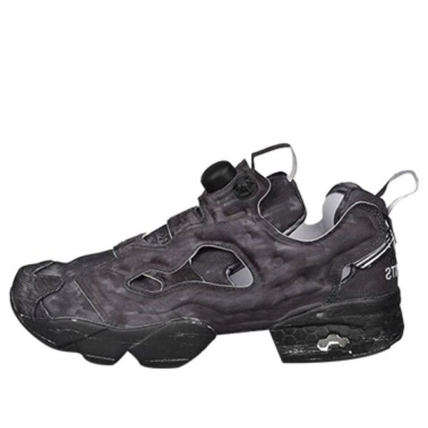 

Кроссовки vetements x instapump fury og 'washed black' Reebok, черный