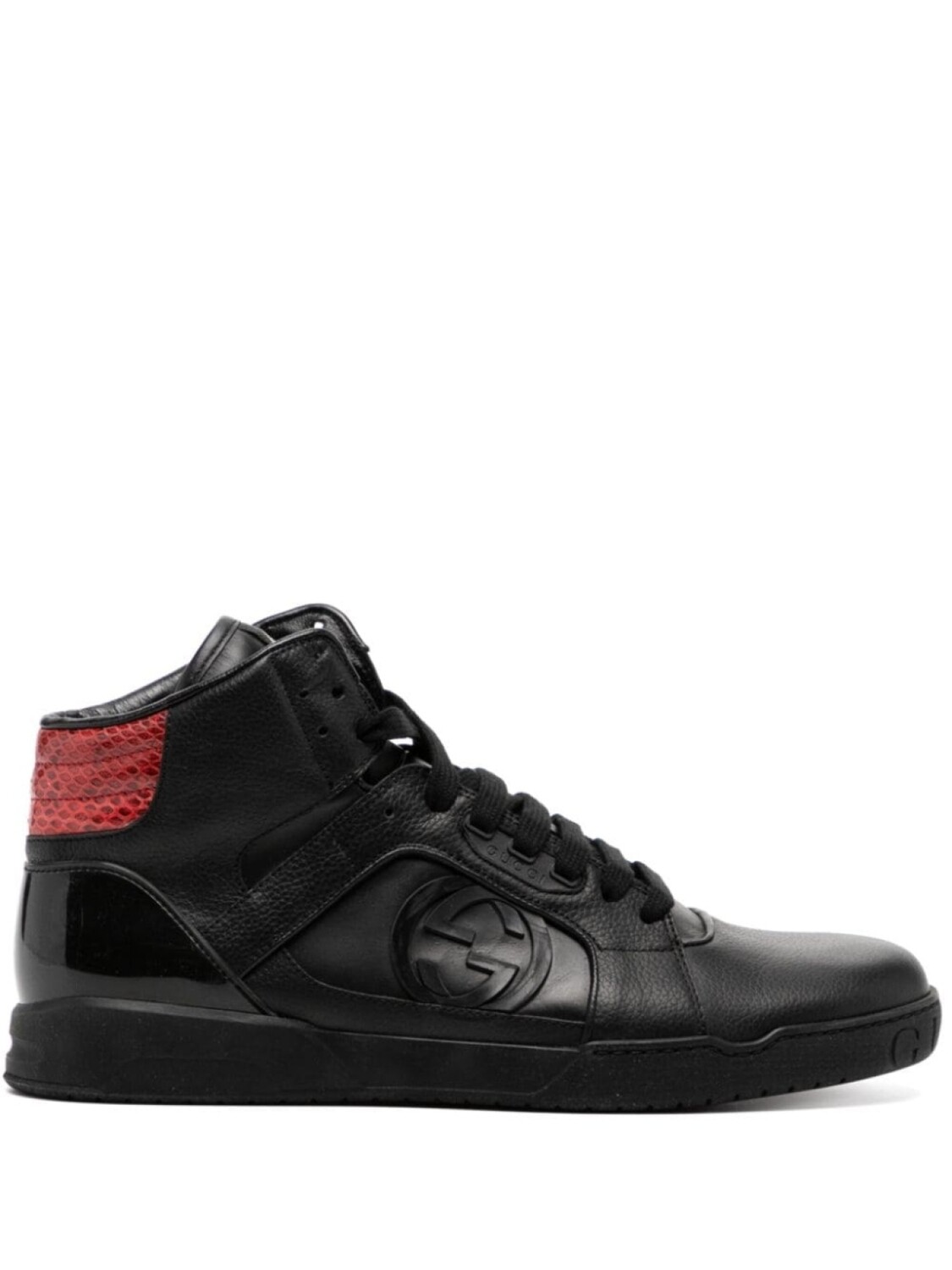 

Gucci высокие кеды, черный