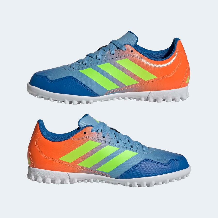 Детские кроссовки для хоккея на траве - ADIDAS Youngstar Rise, синие/желтые/оранжевые — фото 2