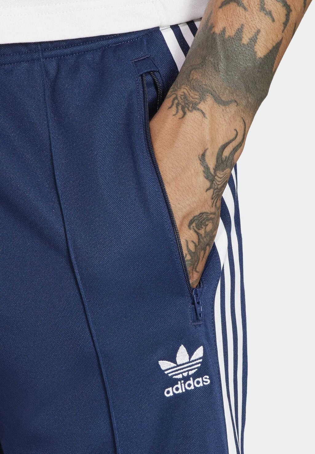 Спортивные брюки Beckenbauer adidas Originals, цвет night indigo — фото 4
