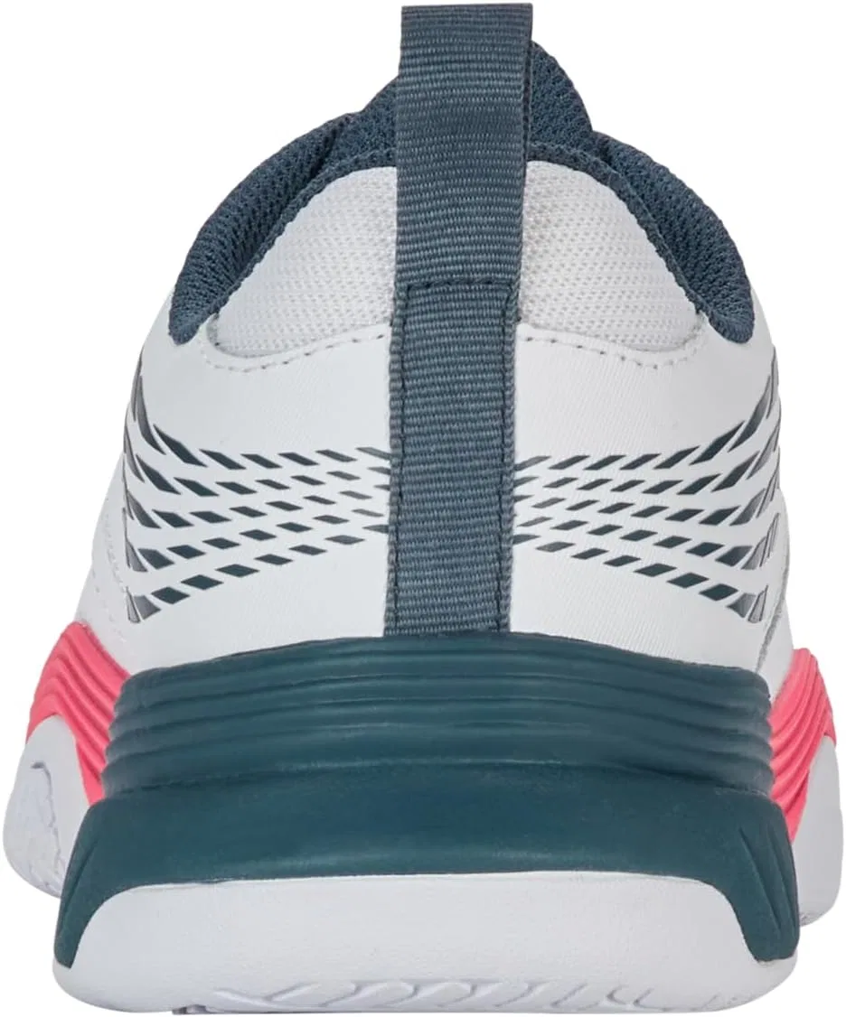 Кроссовки теннисные K-Swiss SpeedEx, White/Stargazer/Neon Blaze — фото 4