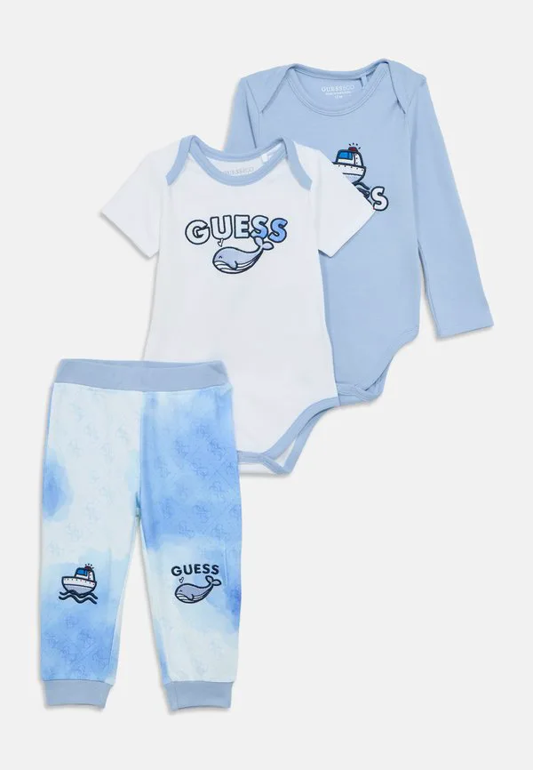 Футболка унисекс с принтом Guess, Light Blue Luxe