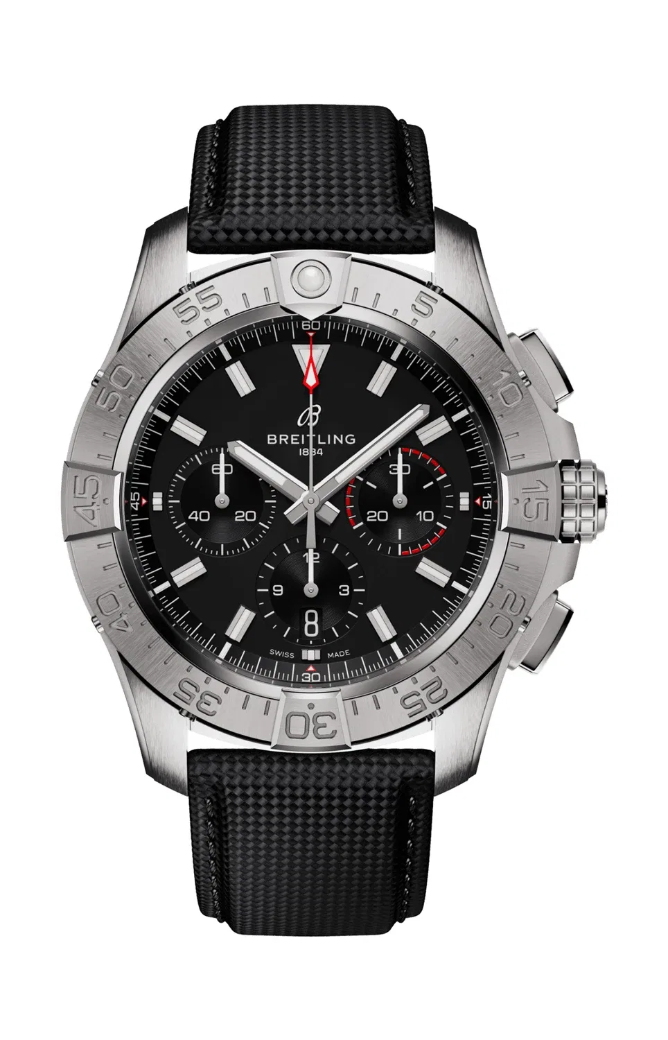 АВЕНДЖЕР B01 ХРОНОГРАФ 44 - AB0147101B1X1 BREITLING, серебряный