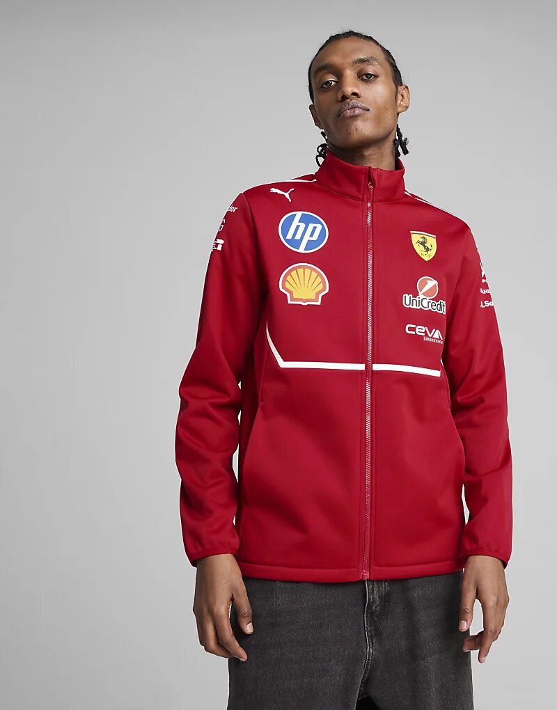 

Куртка софтшелл Puma Scuderia Ferrari 2025 Team в цвете «темная вишня», Красный, Куртка софтшелл Puma Scuderia Ferrari 2025 Team в цвете «темная вишня»