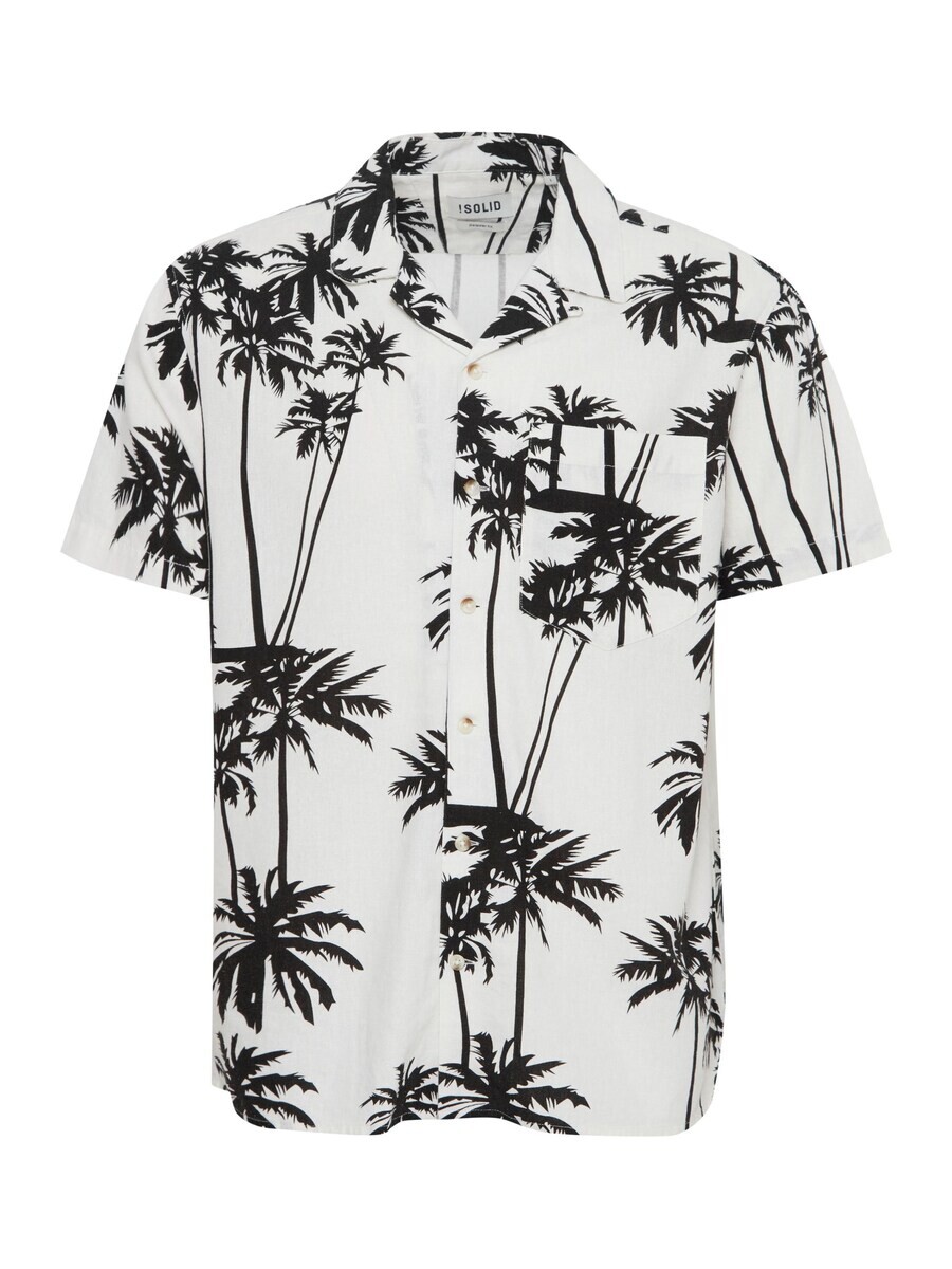 

Повседневная рубашка !Solid Comfort fit Button Up Shirt Ivalde, белый