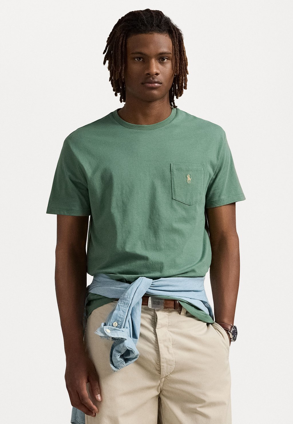 

Базовая футболка SHORT SLEEVE Polo Ralph Lauren, зеленый