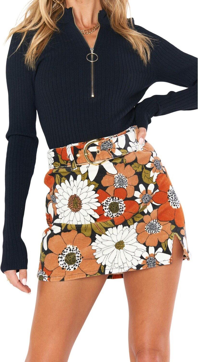 

Свитер Чарли на молнии Show Me Your Mumu, цвет Black Rib Knit