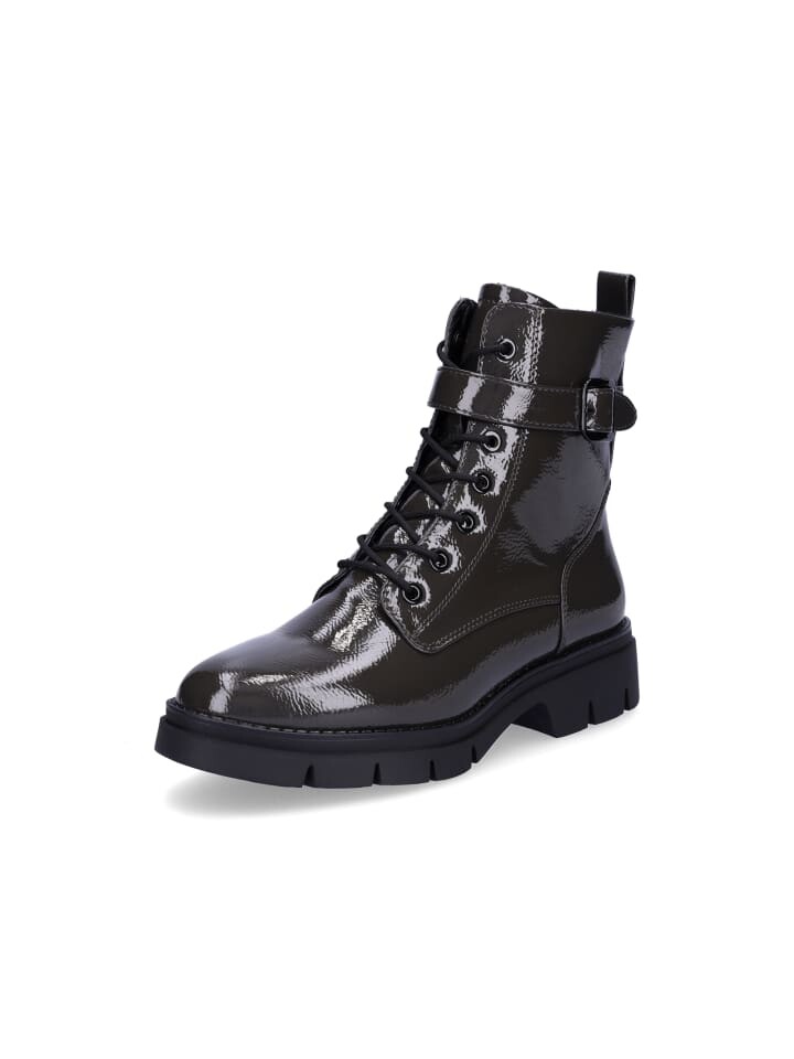 

Ботильоны Tamaris Schnürboot, цвет olive lack