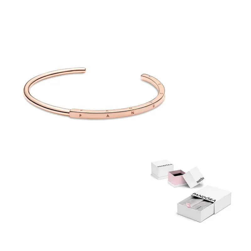 

Pandora Браслет с розовым золотым покрытием унисекс Rose Gold