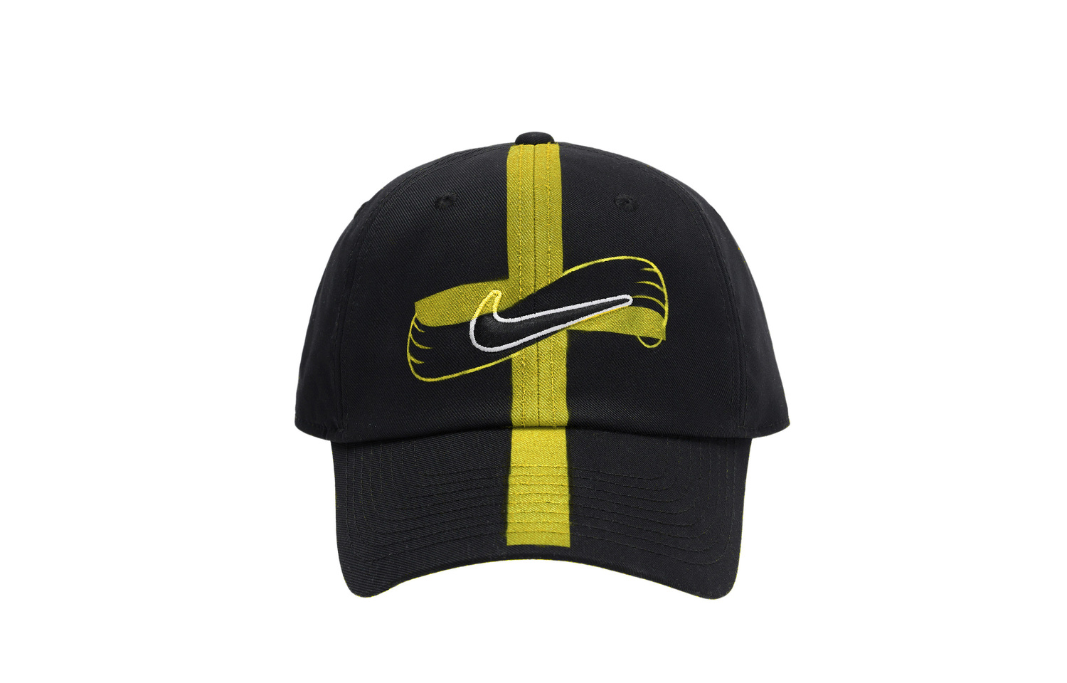 

Nike Полиэстер бейсболка Unisex черная желтая, Желтый, Nike Полиэстер бейсболка Unisex черная желтая