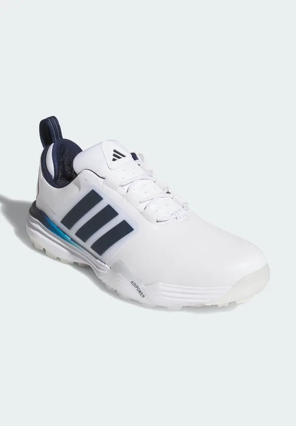 Гольф-Ботинки adipower 26 sl Adidas Golf, Cloud White Collegiate Navy Lucid Orange — фото 2