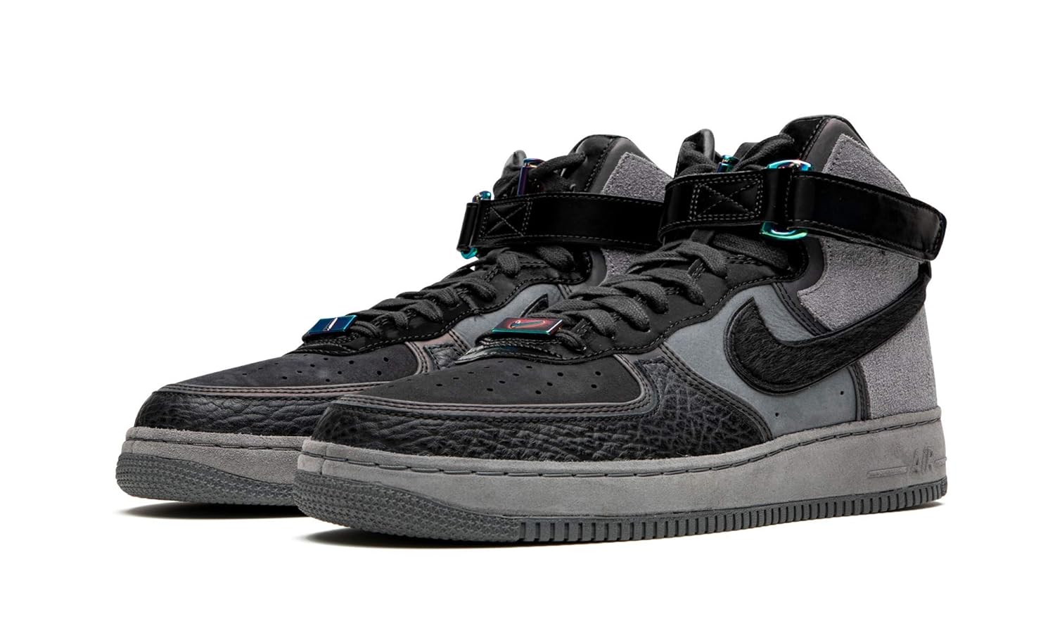 Nike Mens Air Force 1 07 / AMM CT6665 001 A Ma Maniere - Hand wash Cold - Size 11, Black/Dark Gray — фото 2