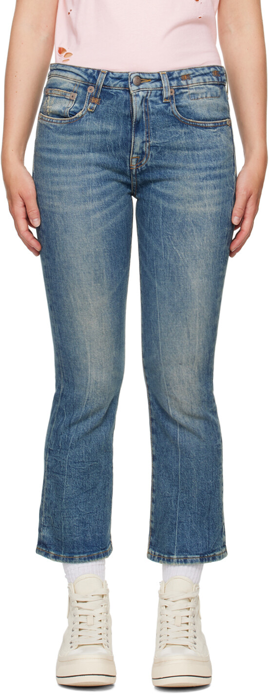 

Синие джинсы Kick Fit R13, Kelly stretch