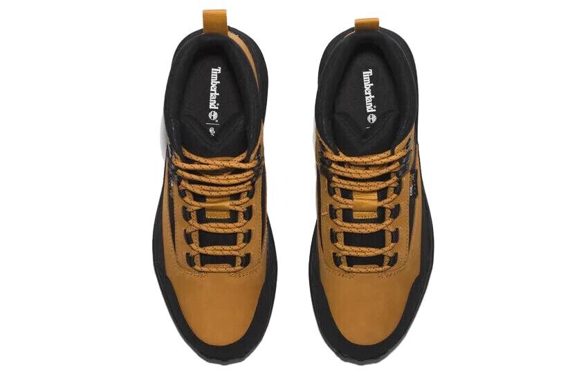 Мужские уличные ботинки Timberland спортивные на шнуровке, коричневый/черный — фото 2