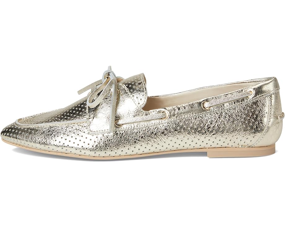 Лоферы Dolce Vita Lakin, цвет Platinum Perforated Leather — фото 4