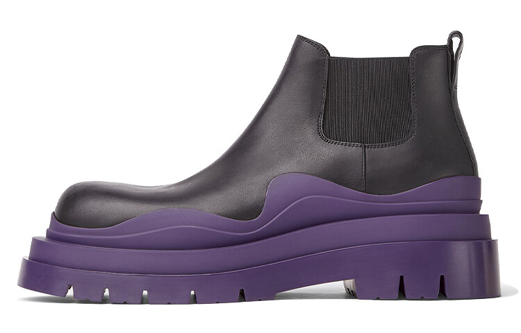 

Мужские ботинки челси Bottega Veneta Tire, черный/фиолетовый