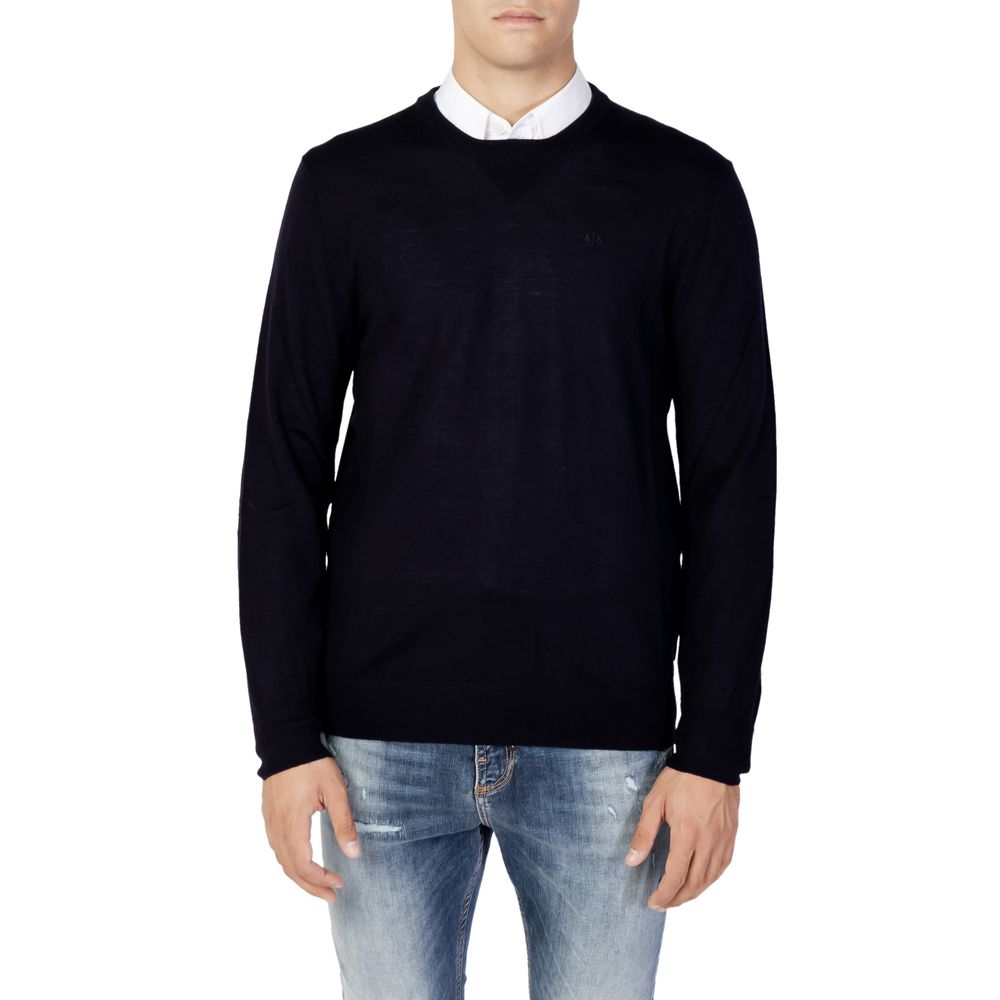 

Футболка из синей шерсти Armani Exchange