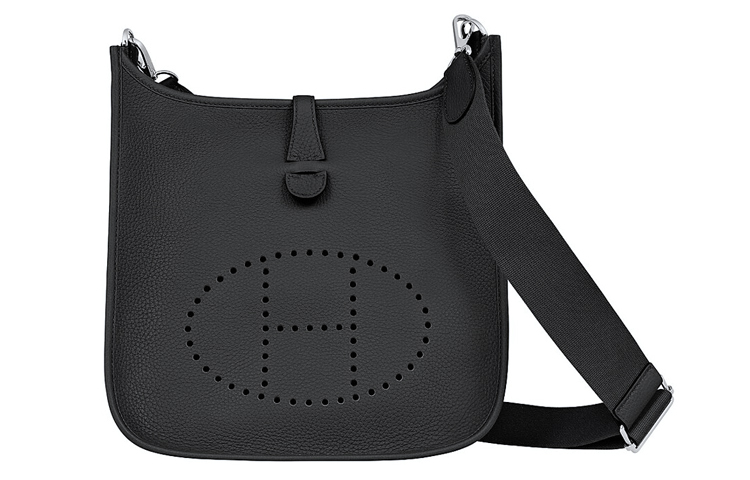 

Кожаная сумка Evelyne Clemence через плечо Hermes Regular унисекс