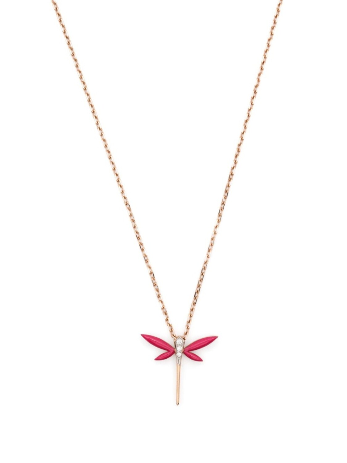 

Колье Mini Dragonfly из желтого золота с бриллиантами Anapsara, золотой